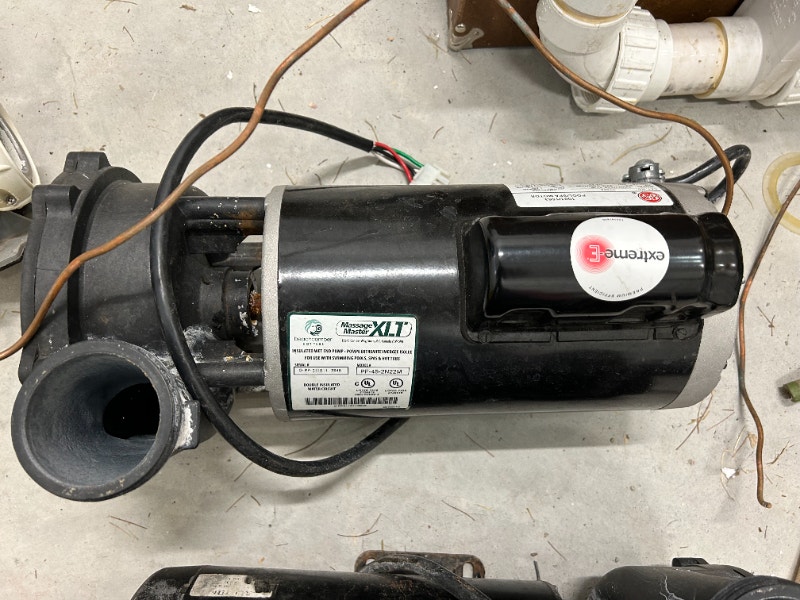 Insulated Wet End 4.5 HP Pump Hot Tubs & Pools