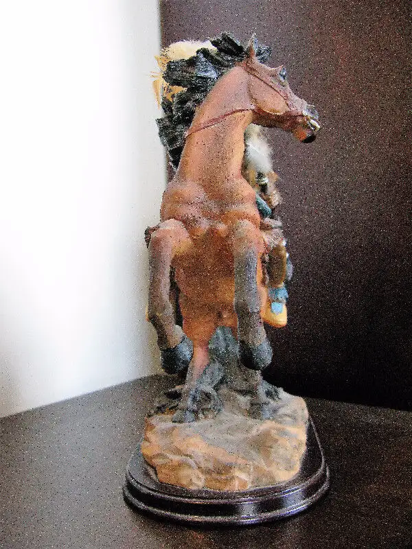 Collectible Limited Edition Native American Warrior Horseman in Arts & Collectibles in City of Halifax - Image 8