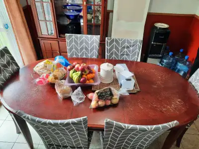 Wooden 6 seat dinning table, View more