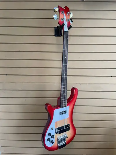Left handed Lefty Electric Bass Guitar Rickenbacker Stylefireglo, View more