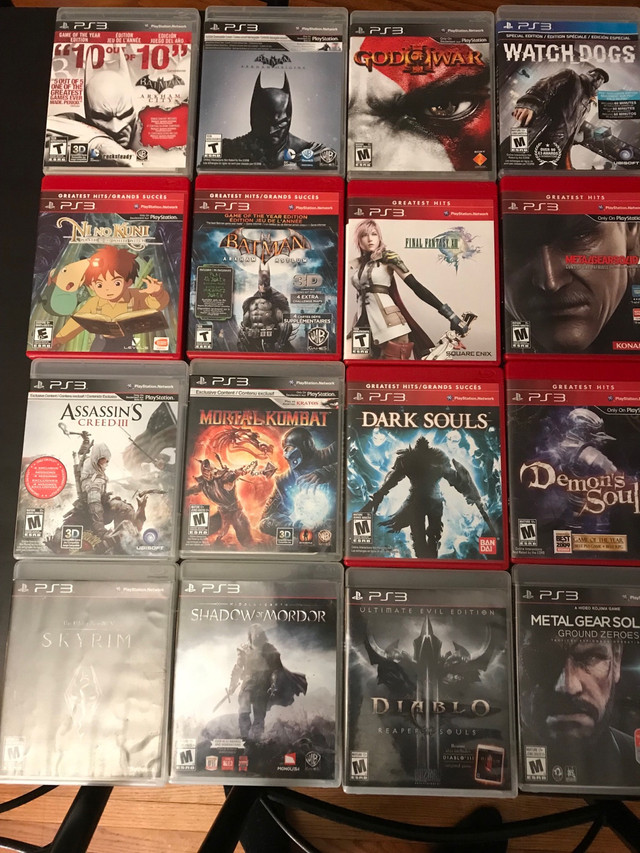 PlayStation 3 games lot (16) $120! PS3 games video game lots | Sony Playstation  3 | Kitchener / Waterloo | Kijiji