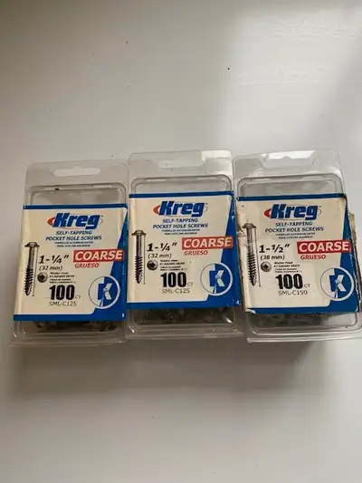 KREG POCKET HOLE SCREWS, View more