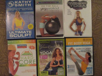 Assorted Exercise DVD's$3 & $5