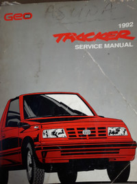 1002 Suzuki Tracker service manual