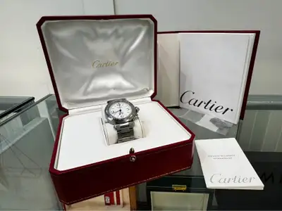 Cartier Pasha C Big Date W31044M7 - Full Set, View more