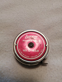 Vintage Lufkin Wizard tape measure, USA