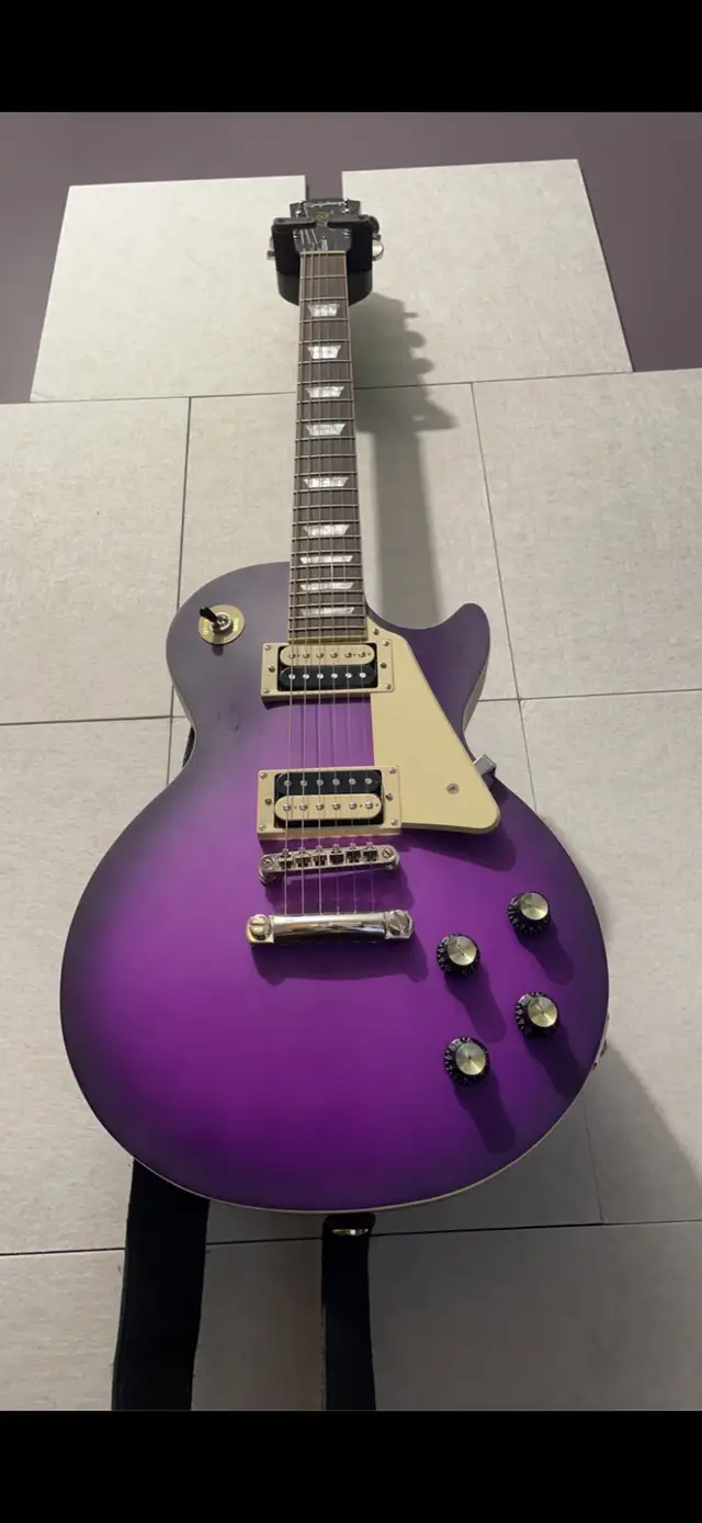 Epiphone Les Paul Classic Worn Purple in Guitars in London - Image 6