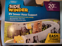 Camco RV Side Winder 20' Sewer Hose Support *NIB*