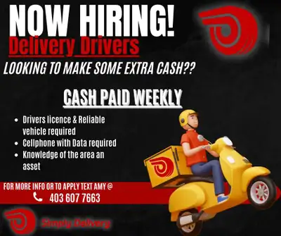 Delivery Driver Needed, View more