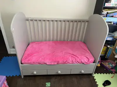 Gonatt Crib with Drawers, View more