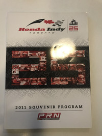 Honda Indy Toronto 2011 Souvenir program magazine