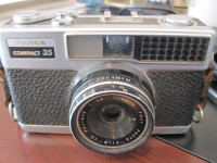 Fujica Compact 35 Film Camera w/ Fujinon 38mm F2.8 From JAPAN