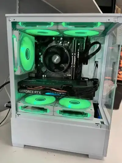 CPU: Intel Core i5 8th gen Ram: 16GB DDR4 SSD: 512GB SSD GPU:4060 PSU: 550W OS: Windows 10 PRO BUBBL...