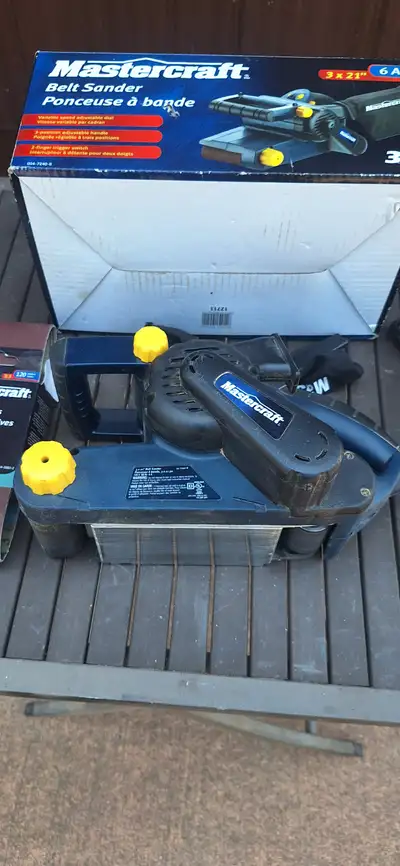 New Mastercraft 3x21 belt sander, View more