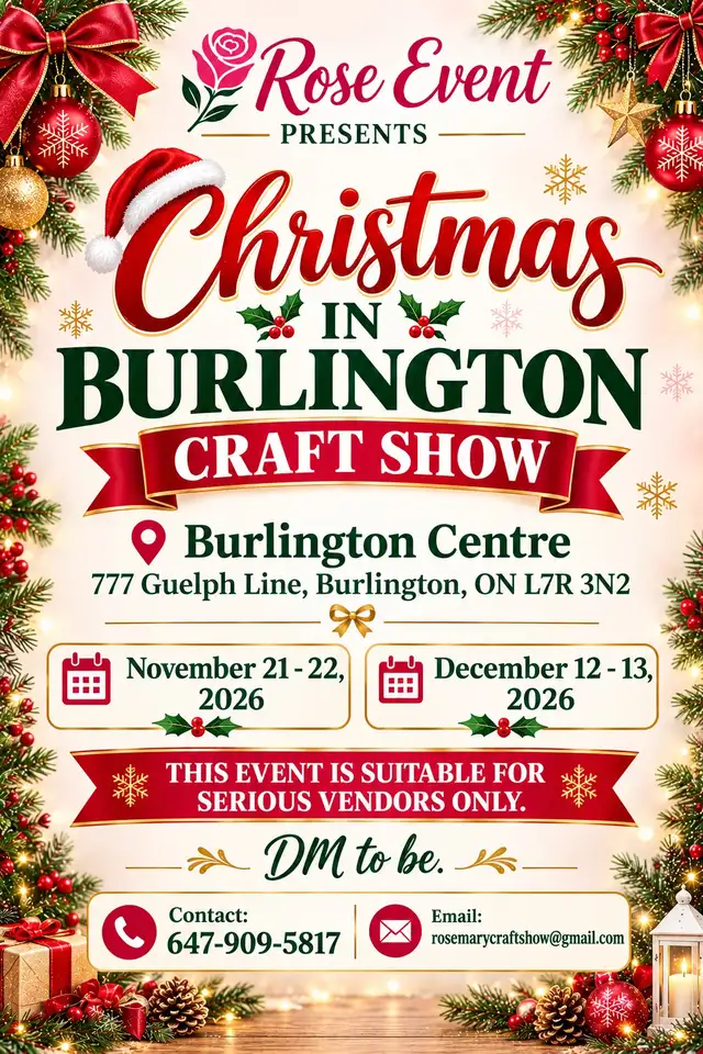  vendors wanted Christmas craft show 