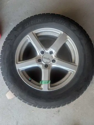 Make and model: Bridgestone blizzak Tire size: 245/65 R17 107 A 5 pin Tread depth: 6.8mm - 17/64 in...