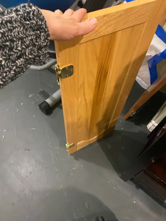solid oak cupboard doors in Windows, Doors & Trim in Calgary - Image 4