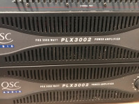 QSC PLX3002 Power Amp  rack mount kit