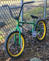 Green and Yellow Cariboo BMX For Sale