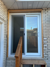 New 5ft patio door with blindes built in, and 5ft Window