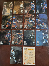 Complete Set McDonald's Wayne Gretzky Teammates hockey cards 