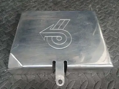 Custom polished aluminum battery cover with Turbo '6' logo will fit any year Buick Grand National or...