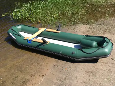 Saturn inflatable raft $250 PVC 12' Light River Raft RD365 https://saturninflatableboats.ca/12-light...