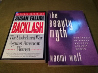 Used Books in Good Condition - Susan Faludi and Naomi Wolf