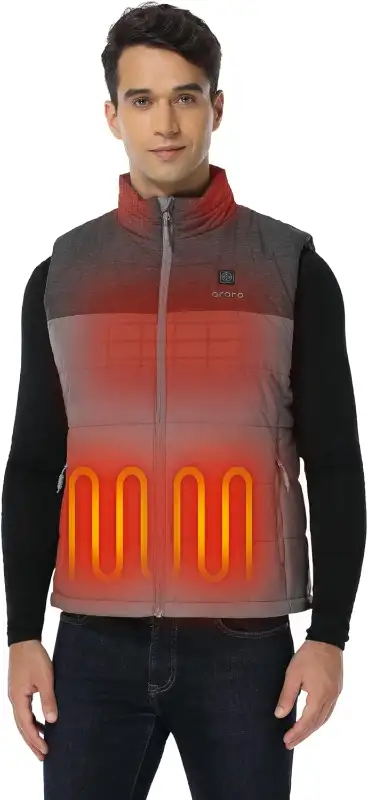 ORORO Men's Heated Vest with 2 Battery Packs, View more