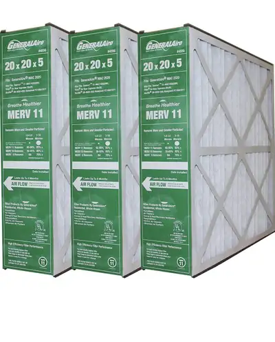 3 pack of 20x20x5 furnace filters available. I bought the wrong size for my furnace last year but pe...