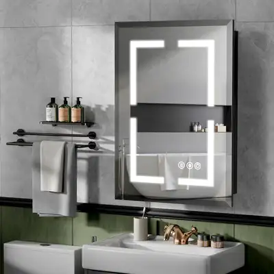 Condition: Brand New Elevate your bathroom to a modern spa-like retreat with this brand new LED ligh...