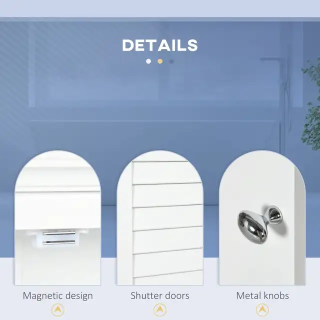 Over Toilet Storage Cabinet, Bathroom Wall Cabinet with Adjustab in Bookcases & Shelving Units in Markham / York Region - Image 8