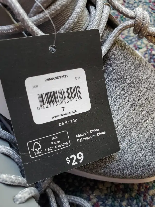 Sneaker grey size 7 super light, AthleticWorks628632691121951214