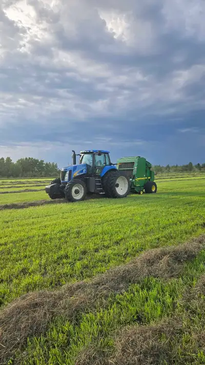 Custom baling. Twine and netwrap. Contact Stephan 2043819049 No Sunday calls Thanks