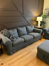 IKEA 5 seater sofa set with coffee table