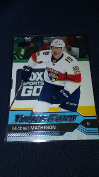 Michael Matheson Young Guns UD Rookie Card NM