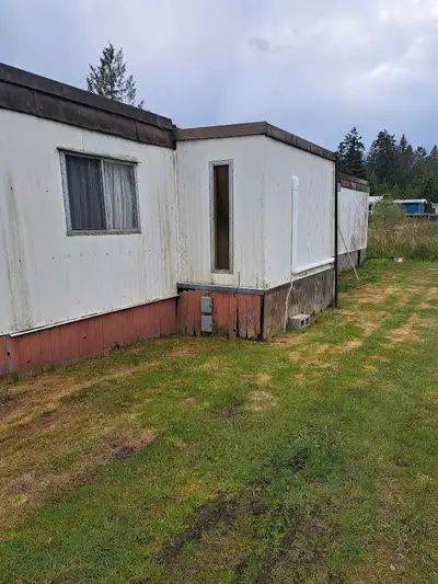 Older mobile home in a quite park for sale. Has a small addition and shed. New hot water heater and...