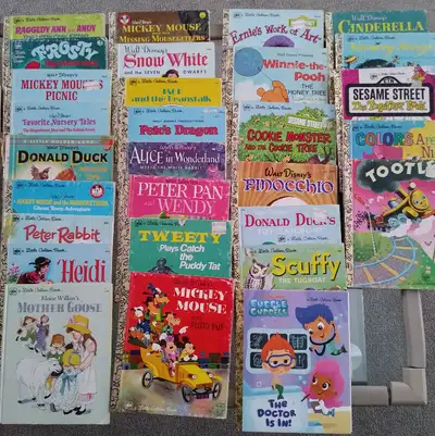 Big lot of Golden Books, View more