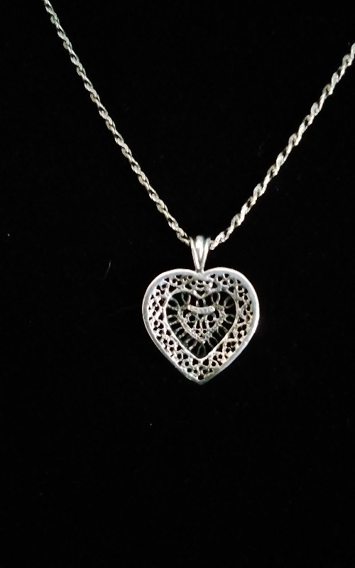 Sterling silver necklace and ring in Jewellery & Watches in Saint John - Image 3