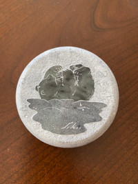 Bear Soapstone Trinket Box