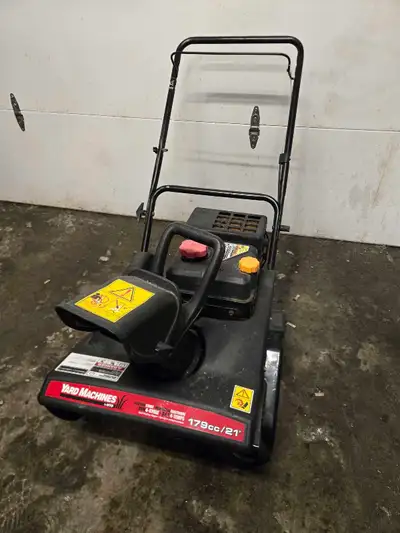 Gas Snowblower with electric start , View more