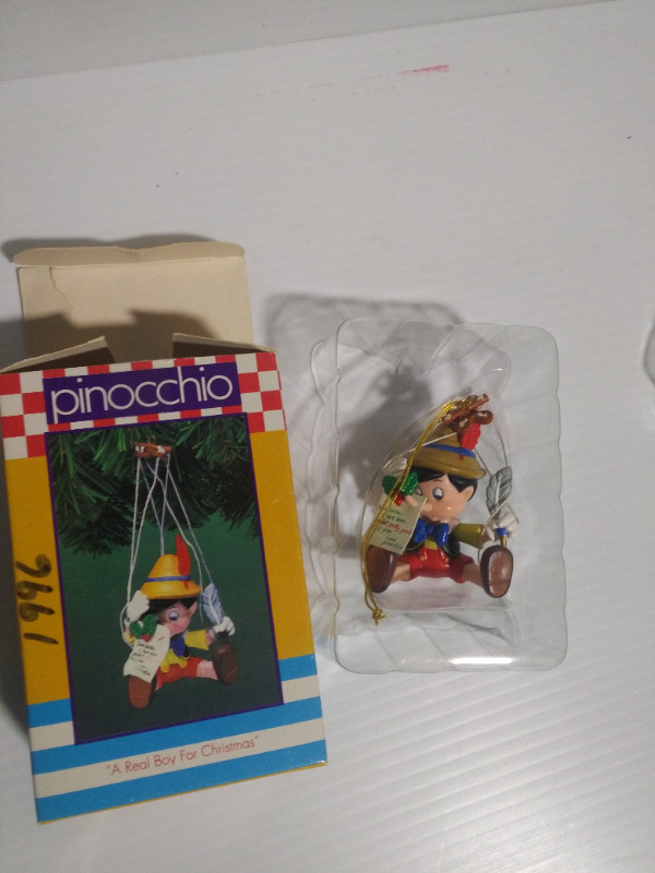 Christmas Ornament: Disney's Pinocchio Marionette 1996 in Holiday, Event & Seasonal in Cambridge