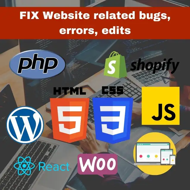 I Will Fix Website Bugs, Errors & Design Issues64855361632897122