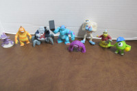 MONSTERS MONSTRES INC DISNEY LOT 8 FIGURINE FIGURE MIKE  RANDALL