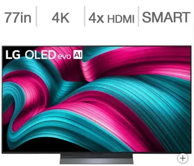 Télévision OLED 77'' OLED77C5YUA OLED 4K 120Hz UHD HDR Smart LG, View more