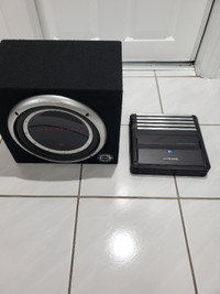 Subwoofer and amp