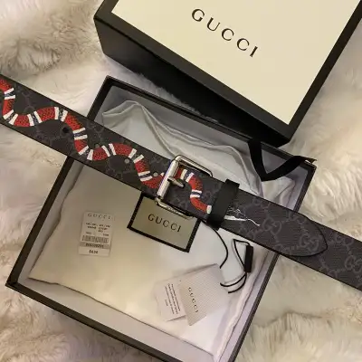 Gucci Mens Snake Belt Brand New in Box, View more