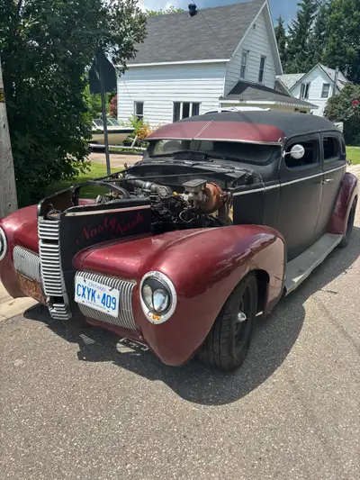 1939 Nash with 12v Cummins in it 70 Monte Carlo front clip with disc brakes has power steering from...