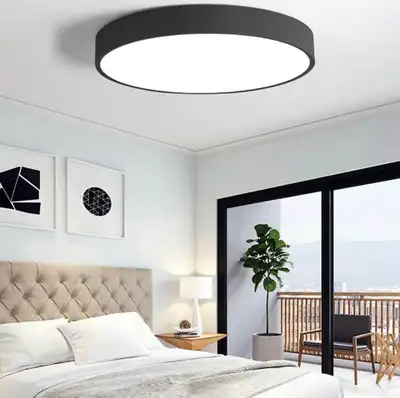 Modern and Simple Round Ceiling Light 1.9 Inch Ultra-Thin White, View more