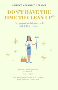 Nanny’s cleaning service